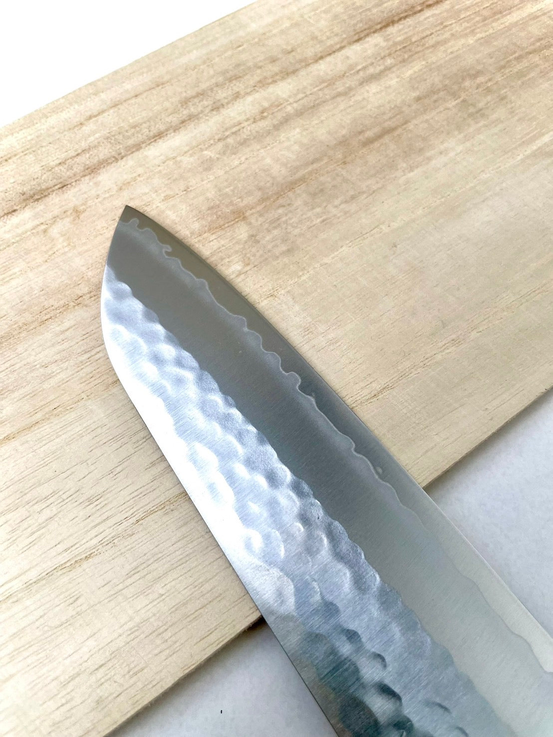 Hammered Santoku Kitchen Knife