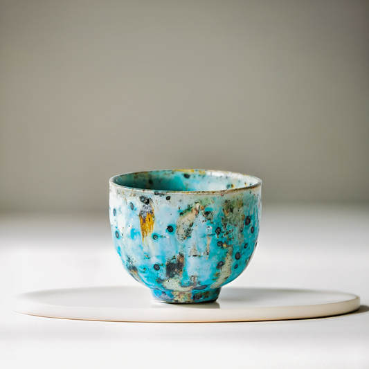 BLUE TSUTSU CHAWAN TEA BOWL